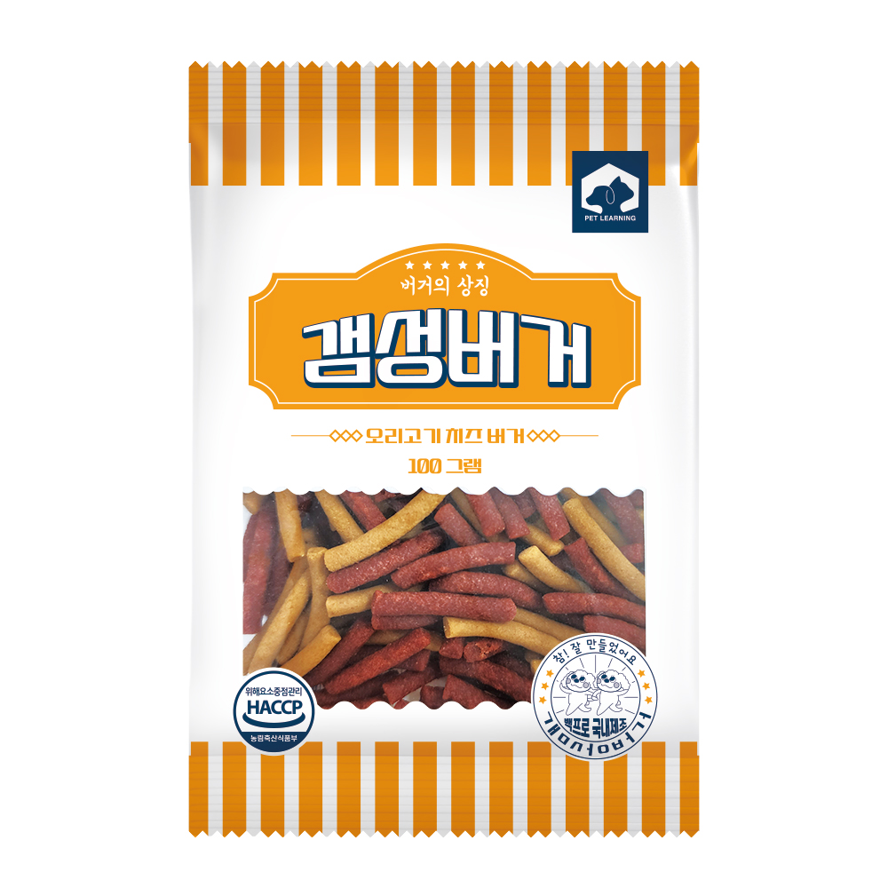 CP [펫러닝]  갬성버거 오리고기 (100g)