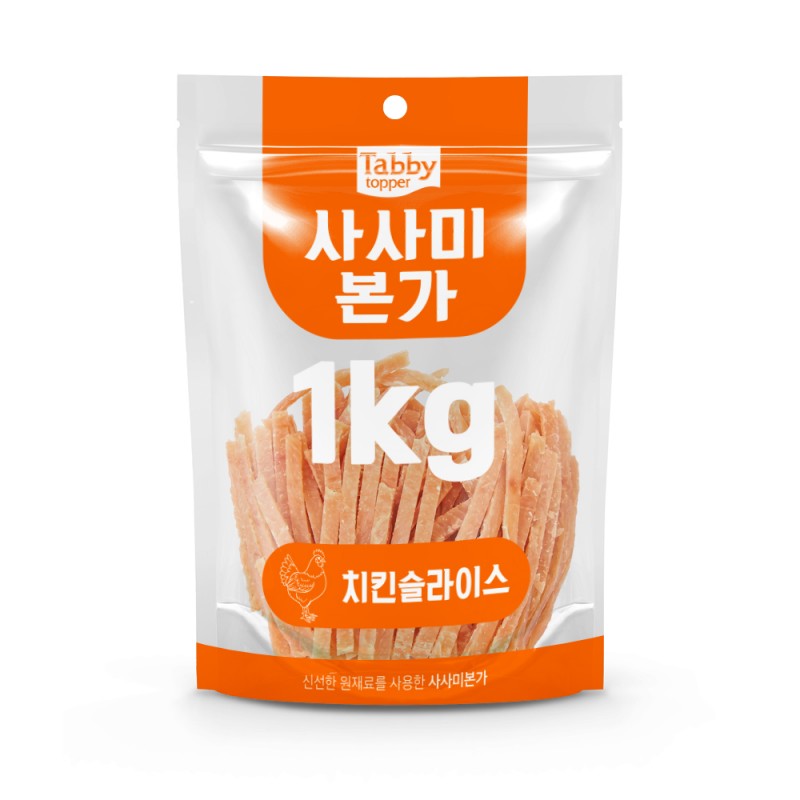 [Tabby] 테비사사미 본가 치킨슬라이스 (1kg)