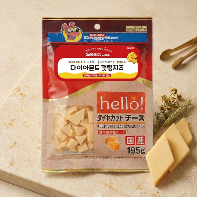[도기맨] 셀렉트 다이아몬드 컷팅 치즈 195g