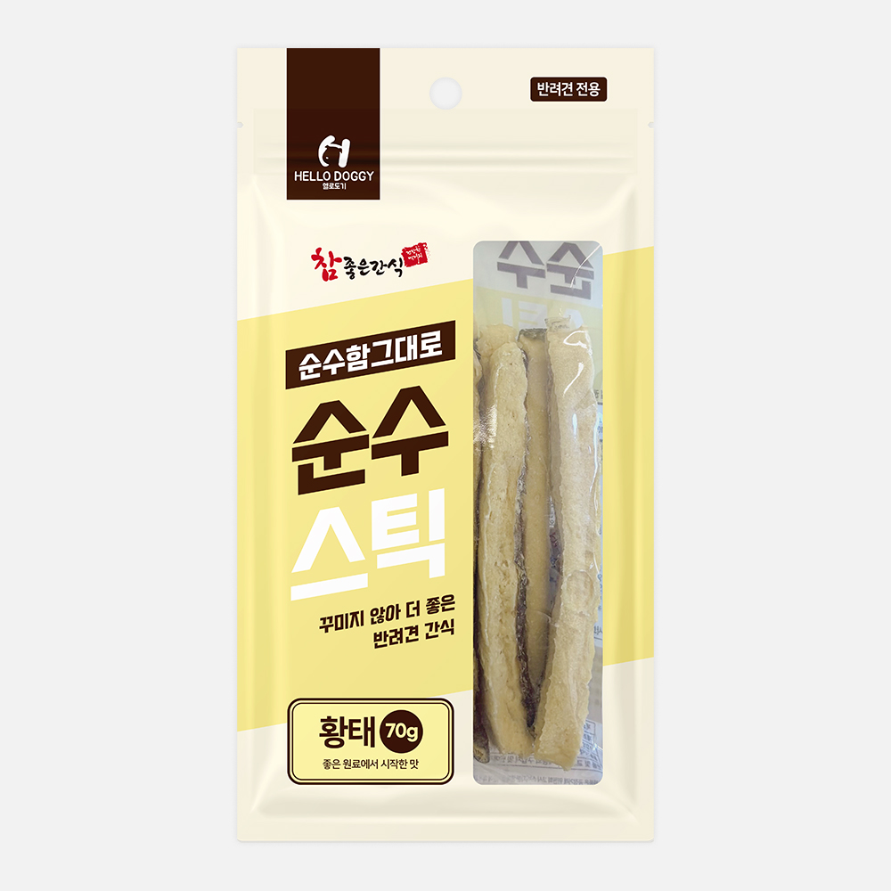 [헬로도기] 순수스틱 (황태/70g)