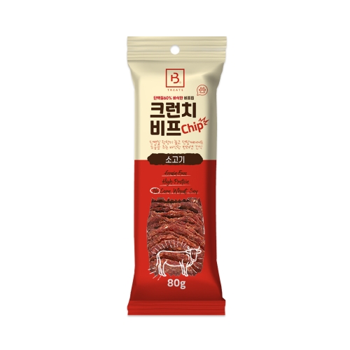 브리더랩 크런치 비프칩 80g